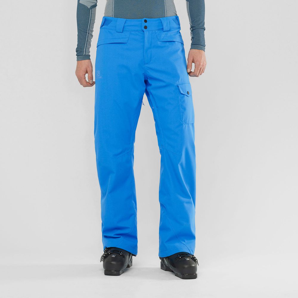 Salomon Singapore Mens Pants - HIGHASARD M Indigo Bunting | 43175-AFKS